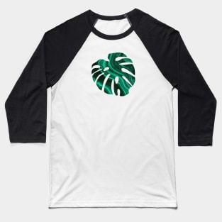 Green Marble Leaf I Baseball T-Shirt